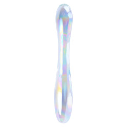 LoveToy Gode en Verre Double Delight 22 x 3.6cm Transparent